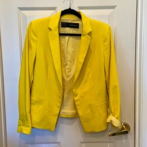 Bright Yellow Zara  Blazer size L